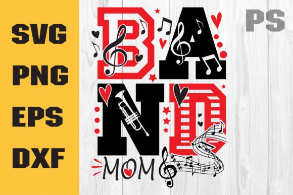 Band Mom Svg, Band Mom Png Graphics and Crafts Review