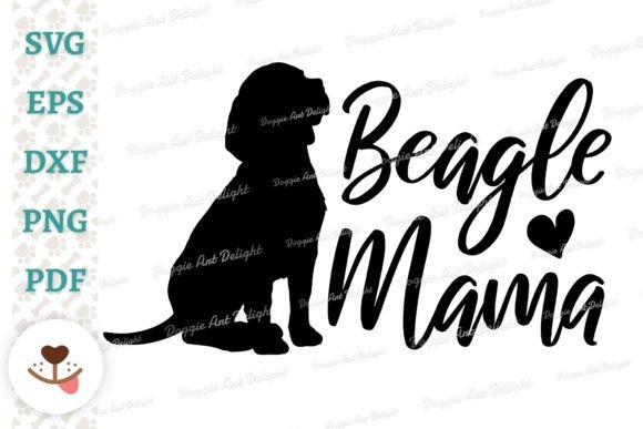 Beagle Mama Graphics for Crafts
