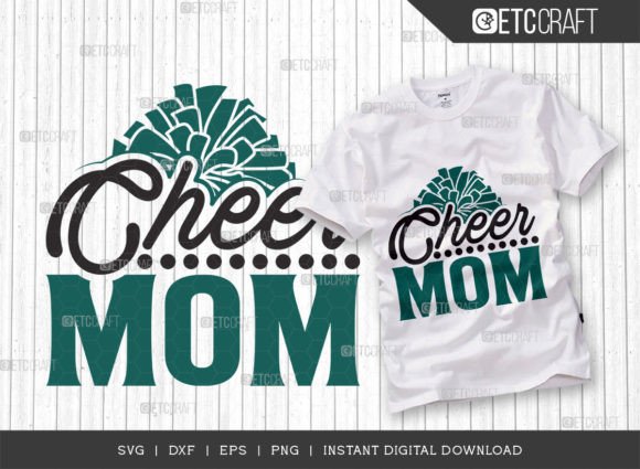 Cheer Mom SVG Cut File, Cheerleading Svg Graphics and Crafts Review