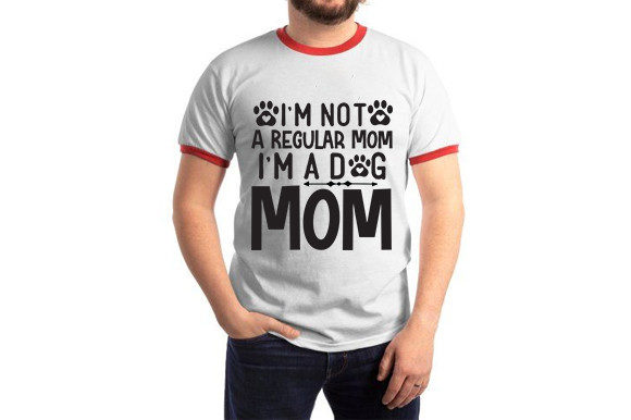 Dog SVG Design, I m Not a Regular Mom I Graphics and T-Shirt Designs