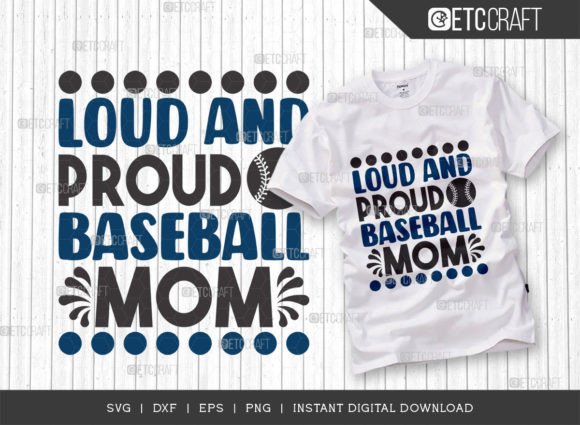 Loud and Proud Baseball Mom SVG Review